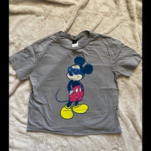 Cropped Mickey tee